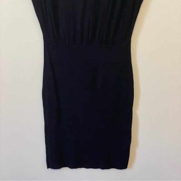 Express S little black dress mini classic fitted professional solid elegant - Picture 7 of 8